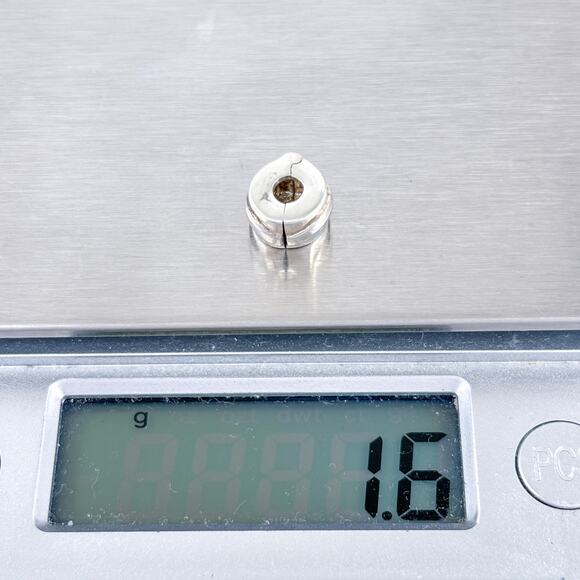 Vintage Sterling Silver 925 Spacer Bead Charm - Picture 9 of 9